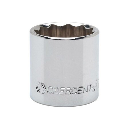 Weller Crescent 1/2 in. X 3/8 in. drive SAE 12 Point Standard Socket 1 pc CDS27N